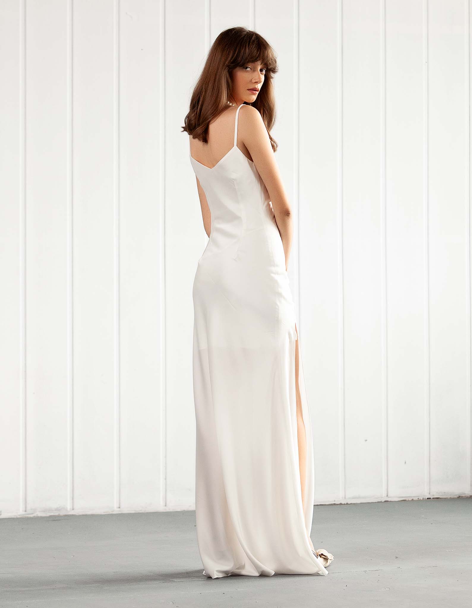 Rochie lunga alba SAVAGE 